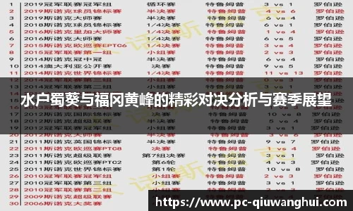 水户蜀葵与福冈黄峰的精彩对决分析与赛季展望
